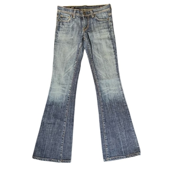 CITIZENS OF HUMANITY Denim Gabrielle #45 Stretch H Yoke Signature Flare Size 24 - Picture 1 of 12